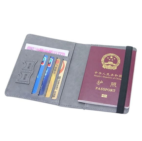 17460230872 Porta Pasaporte con Protección RFID