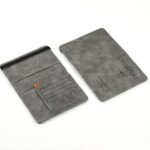 1746023087gris Porta Pasaporte con Protección RFID