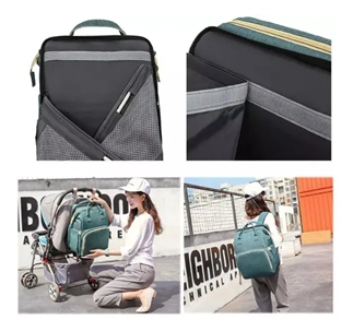 Imagen4 Pañalera con Cambiador + Chupo alimentador para bebe