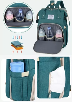 Imagen5 Pañalera con Cambiador + Chupo alimentador para bebe