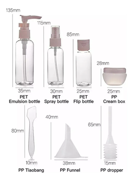 Imagen7 Kit de Frascos de Viaje