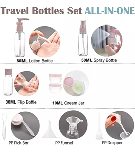 Imagen9 Kit de Frascos de Viaje