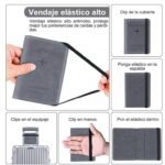des 4 Porta Pasaporte con Protección RFID