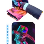 astronauta Toalla Playera Microfibra 130x80 cm