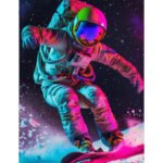 astronauta2 Toalla Playera Microfibra 130x80 cm