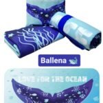 ballena Toalla Playera Microfibra 130x80 cm