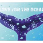 ballena q Toalla Playera Microfibra 130x80 cm